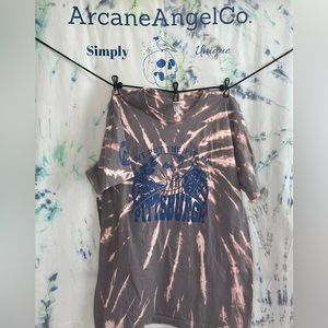 Pittsburgh pits tie dyed up cycled tshirt